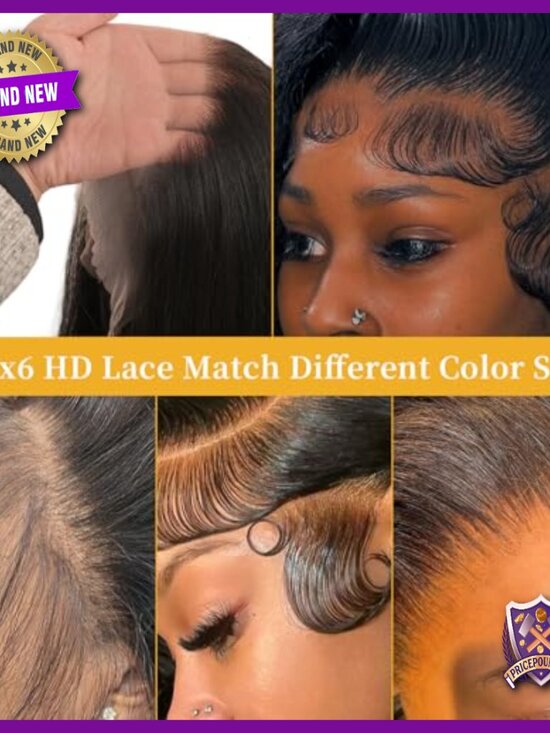 13x6 Synthetic Lace Front Wig - Body Wave Style - Heat Resistant - 30 Inches main image 6